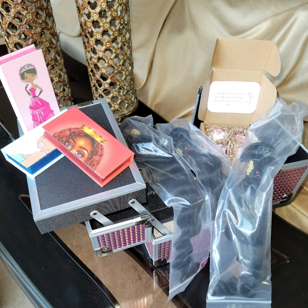 Human Hair extensions bundle spa day kit - Picture 7 of 17